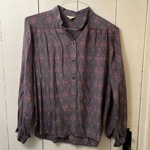 Woman’s 100% Silk Layla Blouse. Size: Medium